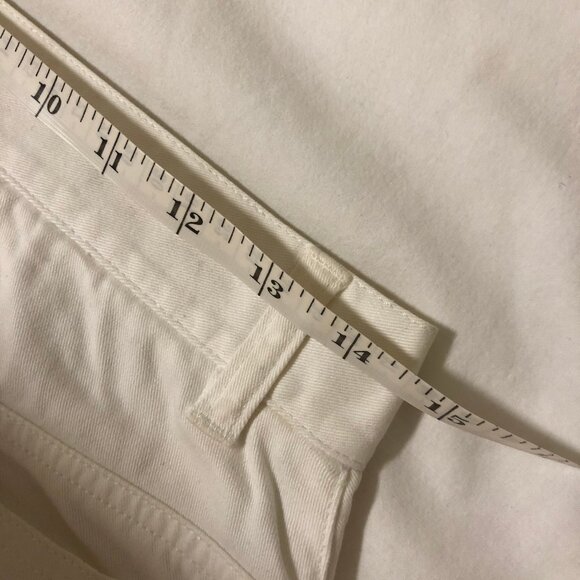 Jones New York Stretch White Mid-Rise Pants Size 6 - Picture 8 of 11